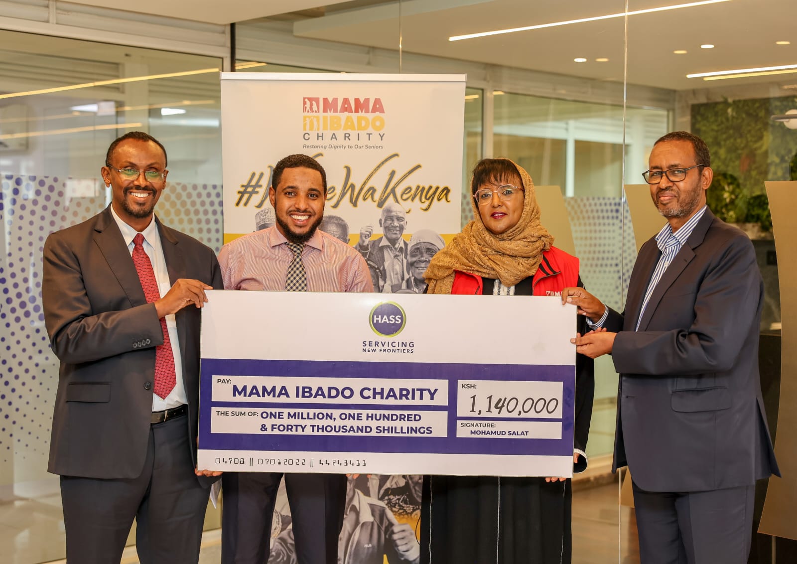 HASS GROUP SPREADS WARMTH WITH KSH 1.14M CRUCIAL SUPPORT TO MAMA IBADO CHARITY SENIOR CITIZENS HEALTHCARE PROGRAM