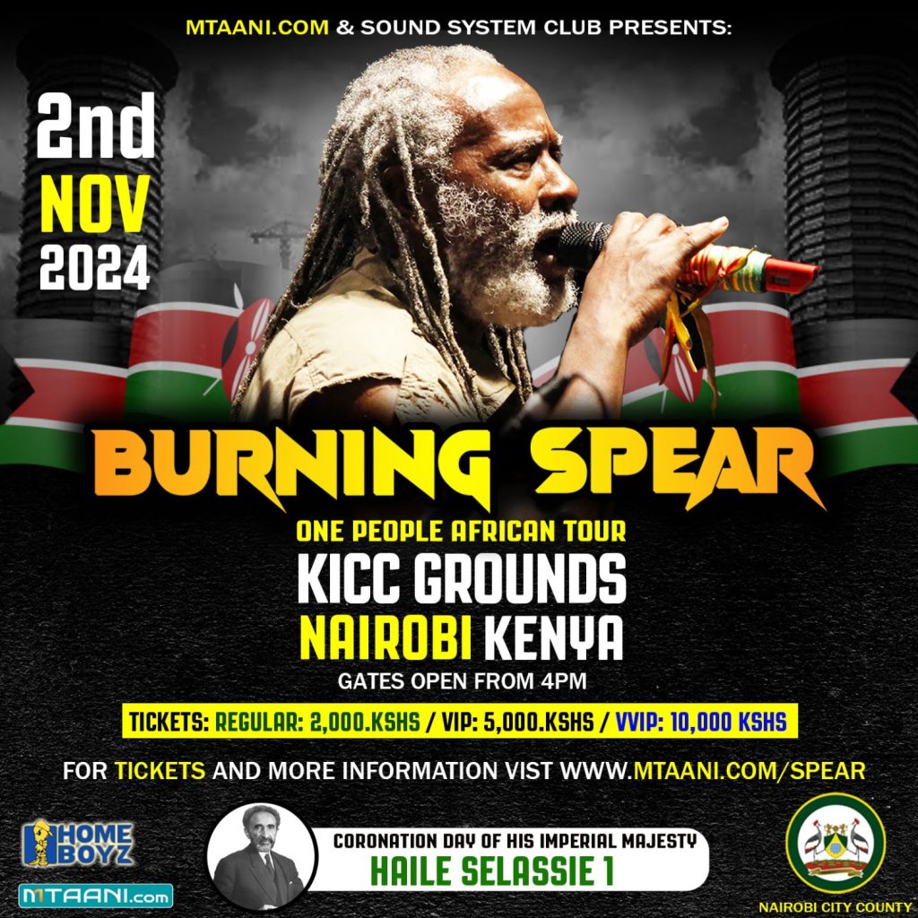 Burning Spear Live in Nairobi, Kenya – A Historic Reggae Event!