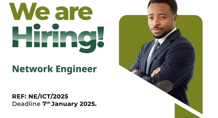 Co-operative Bank Seeks Network Engineer to Strengthen Corporate IT Infrastructure