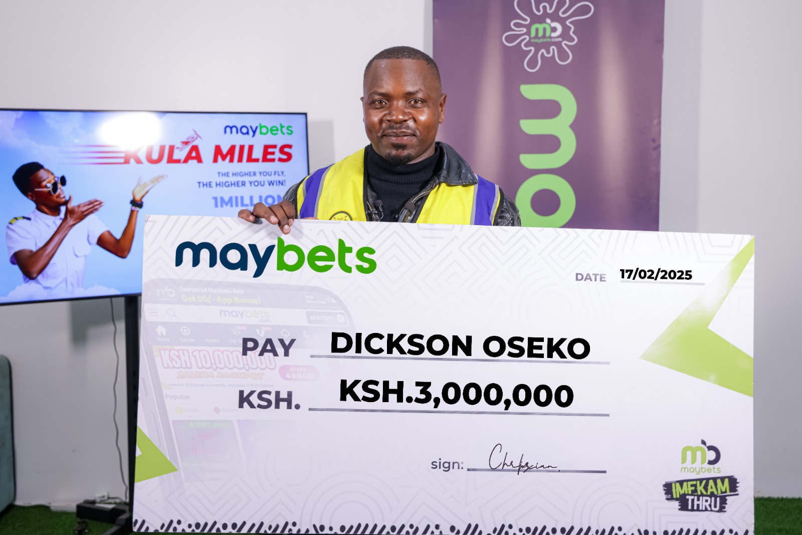 Boda Boda Rider Wins Ksh 3 million on Maybets Aviator