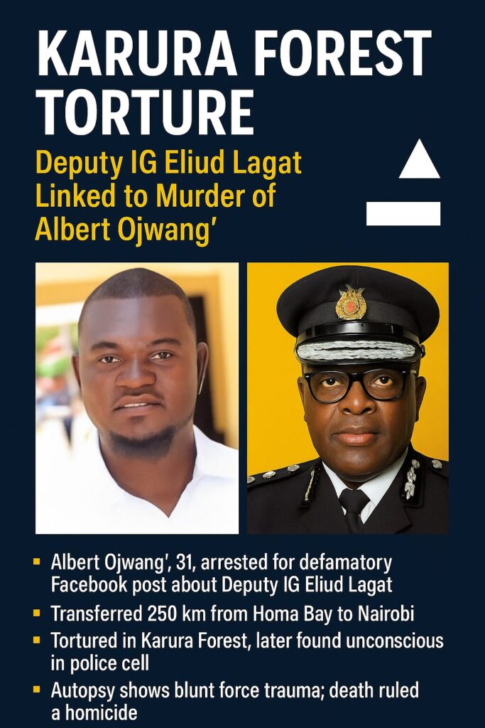 Karura Forest Horror: Eliud Lagat Exposed in Torture and Murder of Blogger Ojwang’