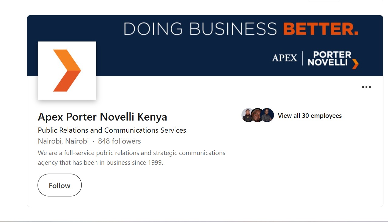 Inside the Apex PR Machine: How Millions in Government Contracts and Political Messaging Placed Kenya’s Most Powerful PR Firm Under Scrutiny