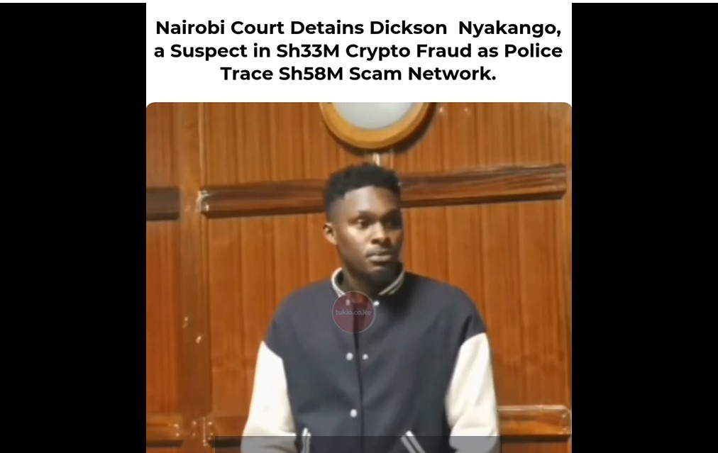 Crypto Fraudster Dickson Ndege Nyakango Arrested While Attempting to Withdraw Sh33 Million in Nairobi Bank